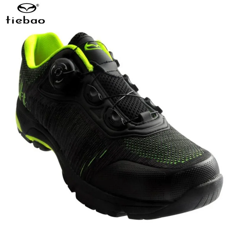 Tiebao obuwie rowerowe Self-lock MTB oddychająca siatka górne buty rowerowe wypoczynek na świeżym powietrzu buty rowerowe mężczyźni Sneakers