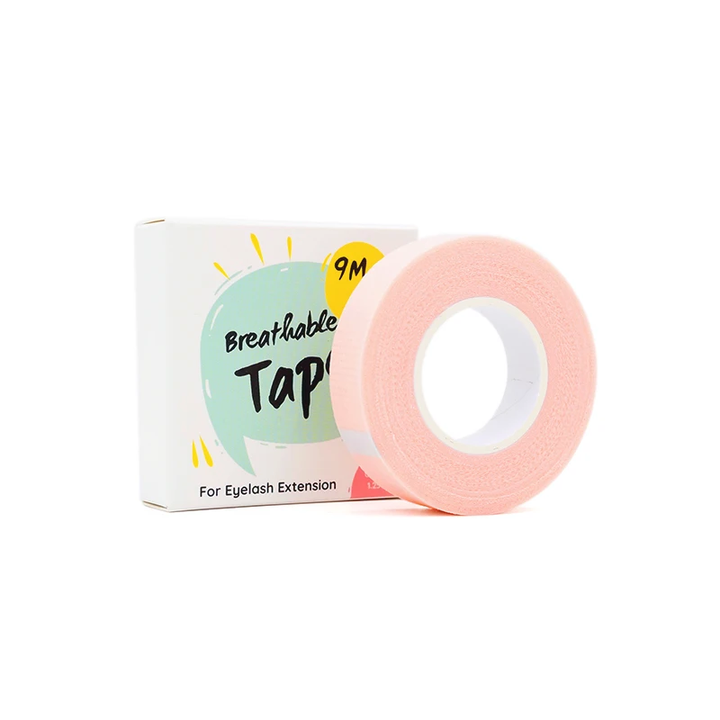 5pcs FUNMIX Merk Niet-pluizende Tape Roze non-woven Wrap Tape Onder Oog Papier Pads Tape Wimper Extension tool