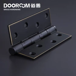 One Piece-Dooroom Brass Thick Bearing Hinges 4