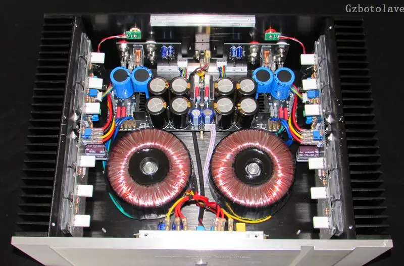 Reference Accuphase  circuit of e-550 hifi pure rear stage power amplifier Double ring transformer