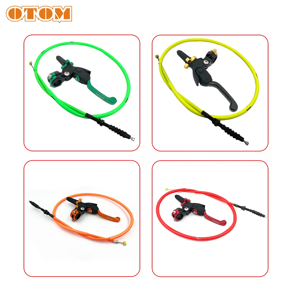 

OTOM Motorcycle Clutch Cable Clutch Lever Set 7 Gears Adjustable Foldable Handle For BSE M8 M2 KAYO K6 T6 ZONGSHEN NC Motocross