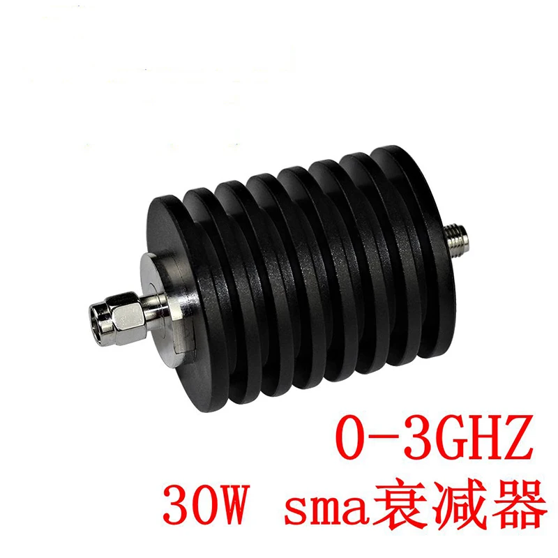 

30W SMA Connector Fixed Coaxial Attenuator, 1db-40db, 0-4GHz, 50 Ohms,