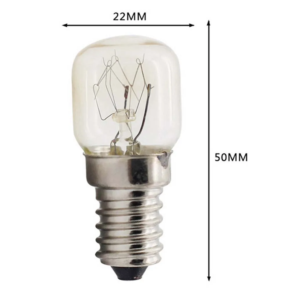 220V 240V High Temperature LED Bulb 15W 25W E14 300 Celsius Degree Microwave Oven Toaster/Steam Light Bulbs Cooker Hood Lamps