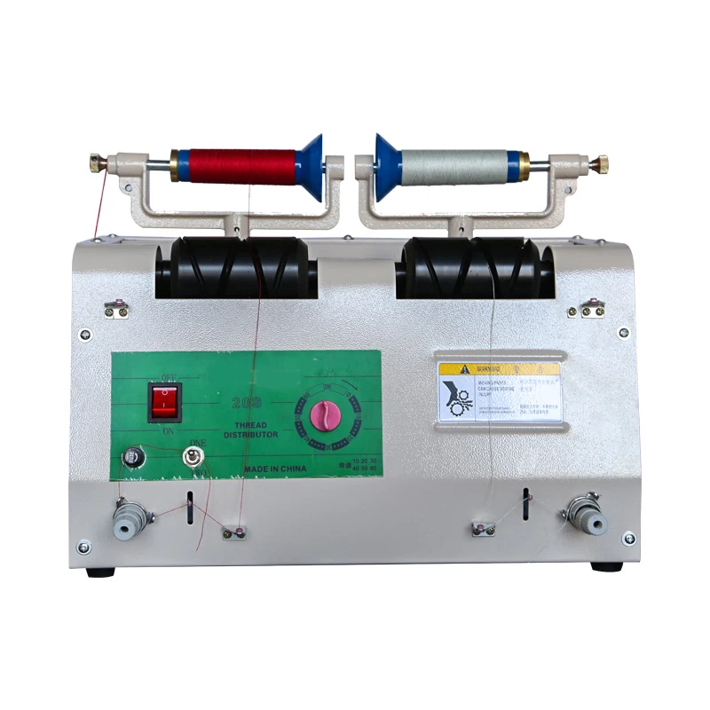 220V Double-Head Splitter Winding Rewinder Machine GC-20S Sewing Thread Embroidery Thread Splitter Winding Rewinder Machine