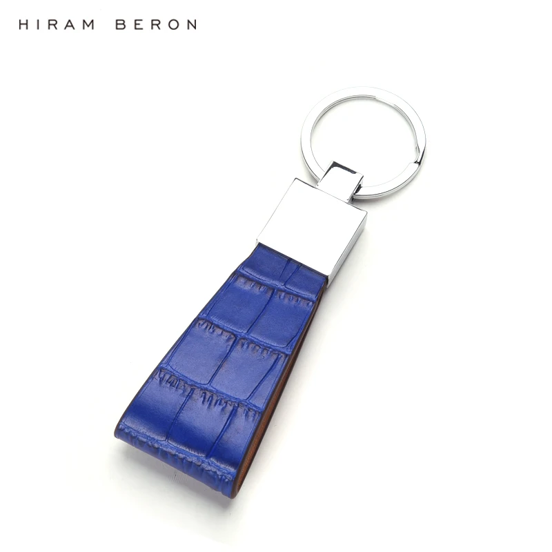 

Hiram Beron Italian Cow Leather Embossed Croco Key Holder Luxury Accessories Dropship Wholesale