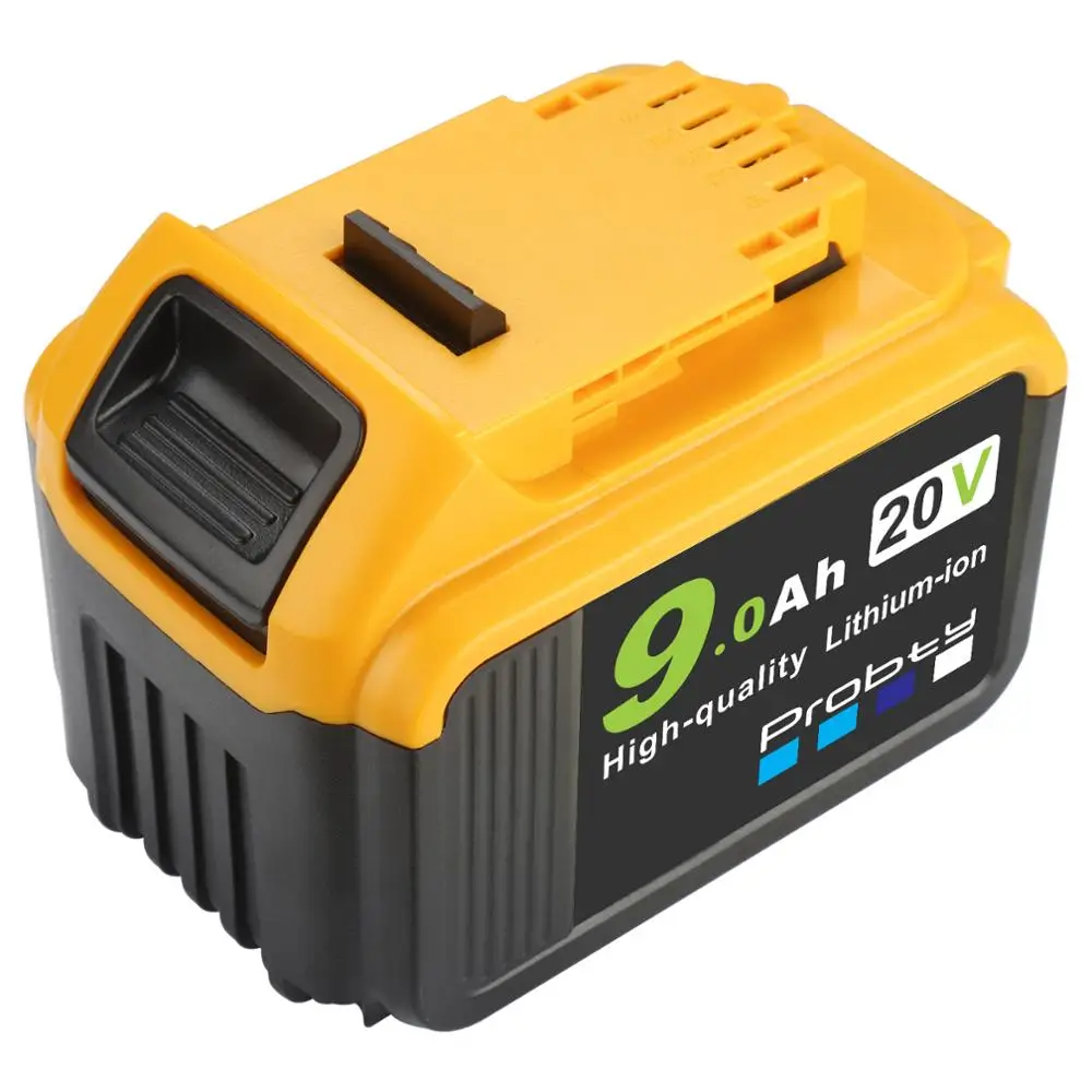 

Probty 9.0Ah 20V DCB200 Replacement Li-ion Battery for DeWalt power tool 20V 9000mAh lithium Batteries