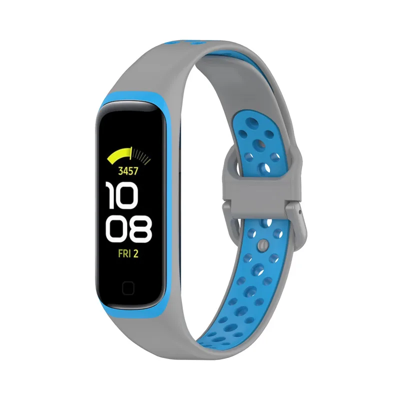 Smart Watchband Bracelet For Samsung Galaxy Fit 2 SM-R220 Wrist Strap For Galaxy Fit2 Soft Silicone Wristband Correa Accessories