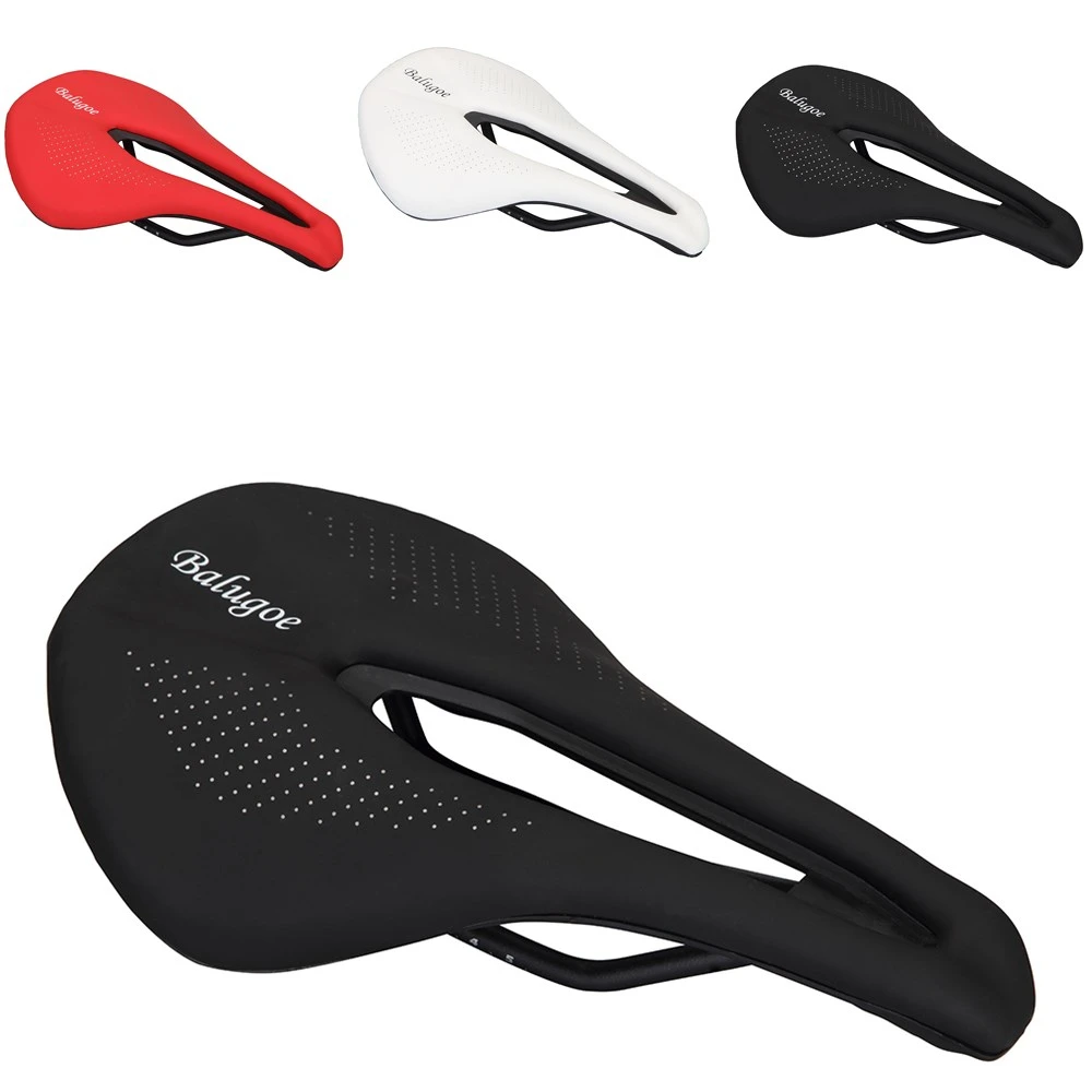 PU Breathable Soft Bicycle Saddle, Mountain and Road Bike Saddles, Racing Saddle, New, 2022