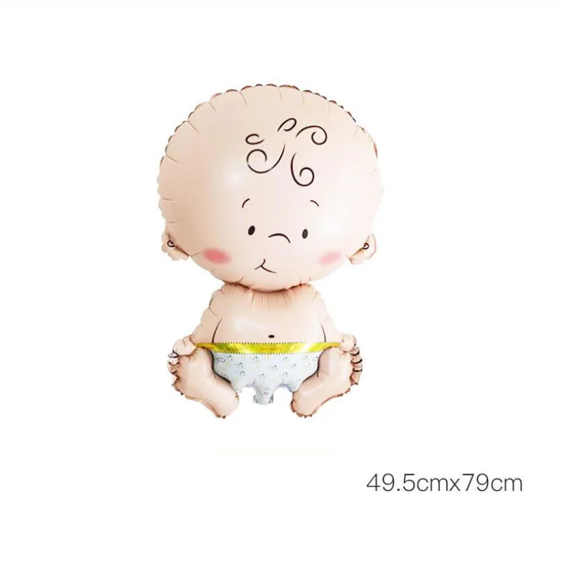 Newborn Boys girls Angel foil balloons baby Shower Supplies 1st birthday Party decoration globos gender reveal blue Pink ballon
