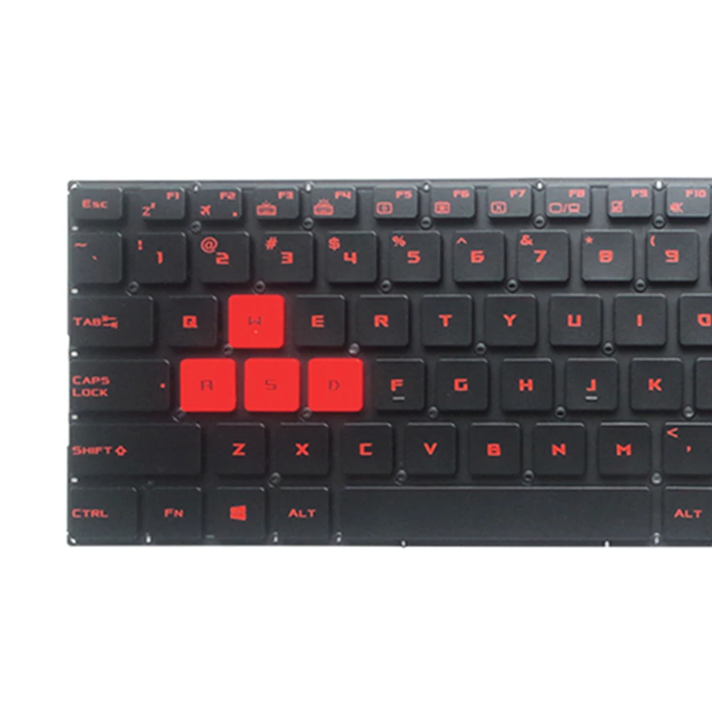 Imagem -03 - Substituição us Portátil Teclado Retroiluminado para Asus Gl702v Gl702vs Gl702vm Gl702vt Gl702zc G702vs us Backlit Layout Inglês Padrão