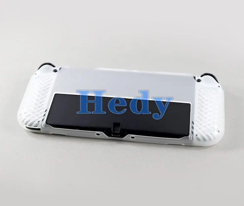 5PCS TPU Transparent Protective Case Cover Shell Frame Glass Screen Protector for Nintendo Switch OLED Console Accessories