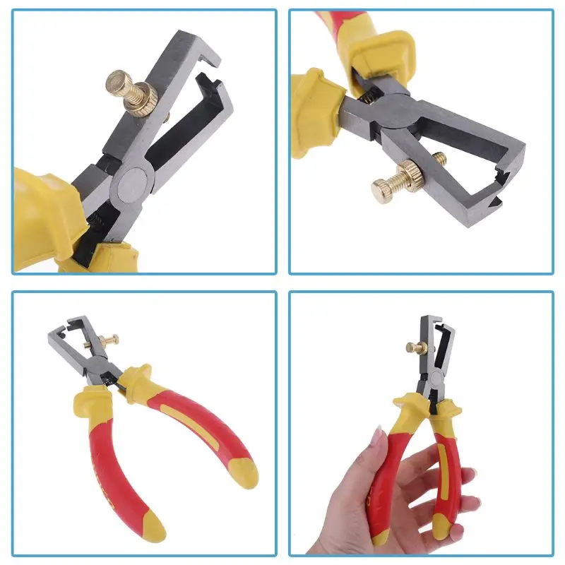 Wire Stripper Diagonal Cutterr Pliers Top Quality  Cable Cutting Pliers with 1000V Insulated Handles 6 inch(160mm)