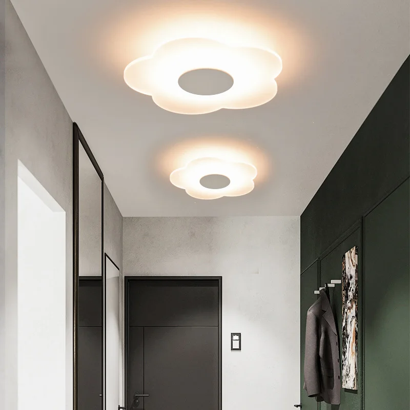 Embedded Modern Simple Living Room Aisle Ceiling Lights Enter a Door Small Dome Lamps  Hole is 7.5CM Homelight Led Neutral 4000K