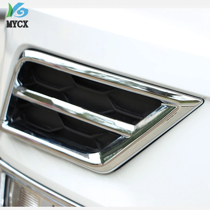 

For Volkswagen Tiguan L 2017 2018 2019 Front Fog Lights Cover Trim FogLight Lamp Decoration ABS Chrome Car-styling Accessories