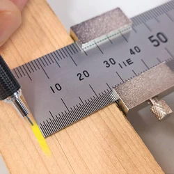 Japanese Shinwa stainless steel ruler thickened steel ruler high precision 15 / 30 cm  ruler slider