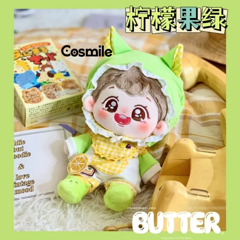 

Cosmile Anime Kpop Star Lemon Butter Suit Outfit Clothes For 15cm 20cm Doll Toy Clothing Hat Cosplay Props Gift C MI