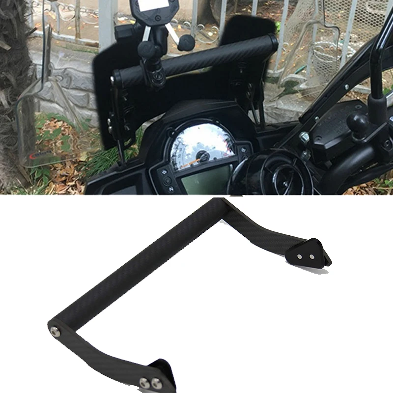 

Motorcycle Accessories Modified GPS Navigation Bracket Fit For Kawasaki Versys 650 Kle650 2015 2016 2017