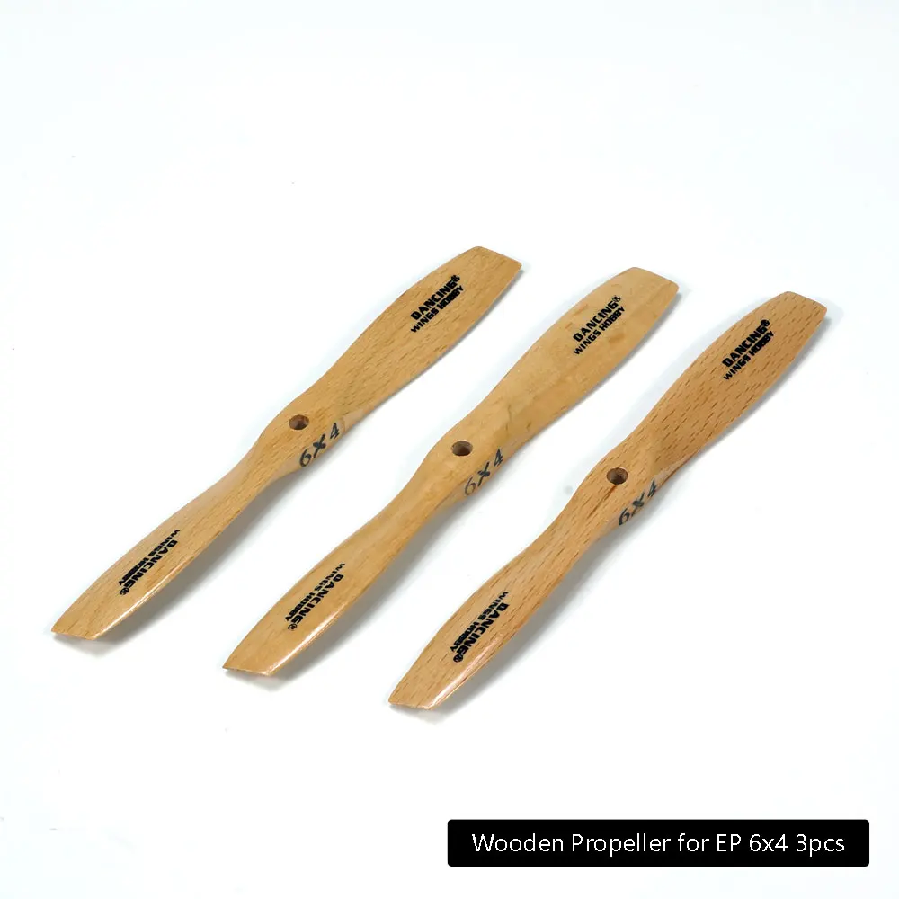 DW Hobby Premium Beechwood Electric Propeller for RC Airplanes 6x4, 10x5, 11x5, 12x6, 13x6, 14x7 Durable for RC Flight Needs