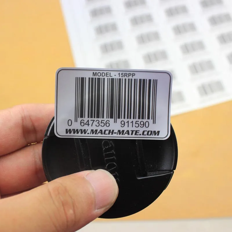 Favorites Compare Self adhesive serial number barcode label , waterproof cosmetic barcode label