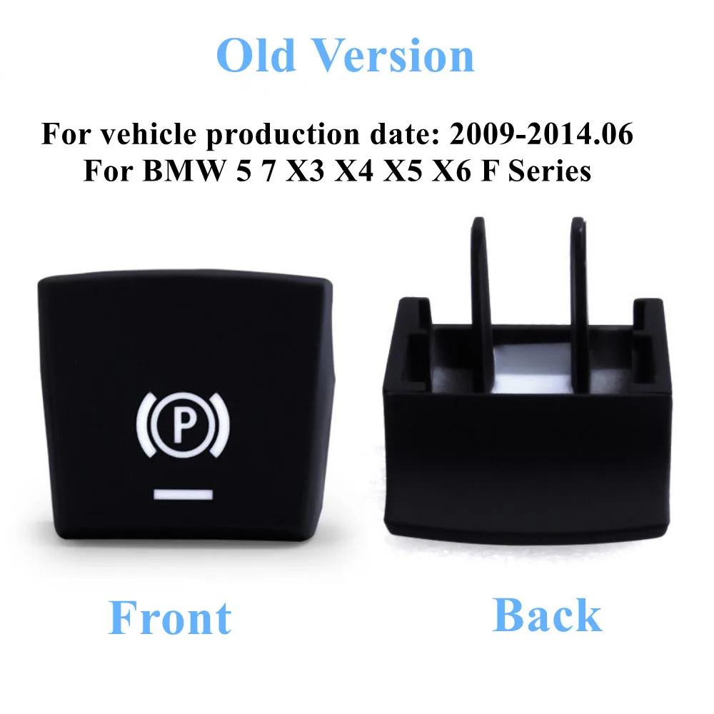 Electronic Handbrake P Button AUTO Panel Plastic Black Cap Switch For BMW 5 7 X3 X4 X5 X6 F Series F01 F02 F10 F18 F12 F15 F25