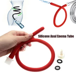 Medical Anal Enema Tube Vaginal Wash Rectal Cleaning Shower Bidet Hose Douche Nozzle Pipe Butt Plug Anal Sex Toys For Women Men