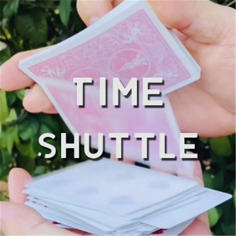 Time Shuttle Magic Tricks Cards Change/Blank To Poker Close Up Street Stage Magic Props Llusion Gimmick Mentalism Puzzle Toy