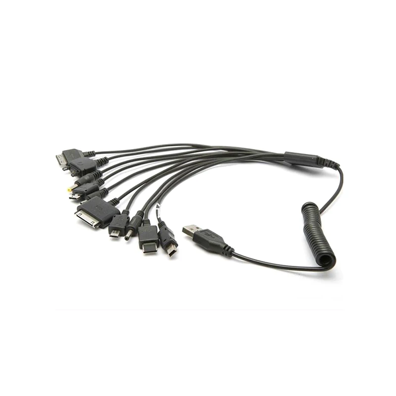 10 in 1 Multifunction USB Data Transfer Cable Charger USB Adapter For Laptop BH