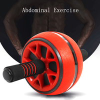 Ab Roller gym equipment Training Muscle Exercise Equipment Home Fitness wheel single Abdominal Power  Arm Waist Leg Exercise