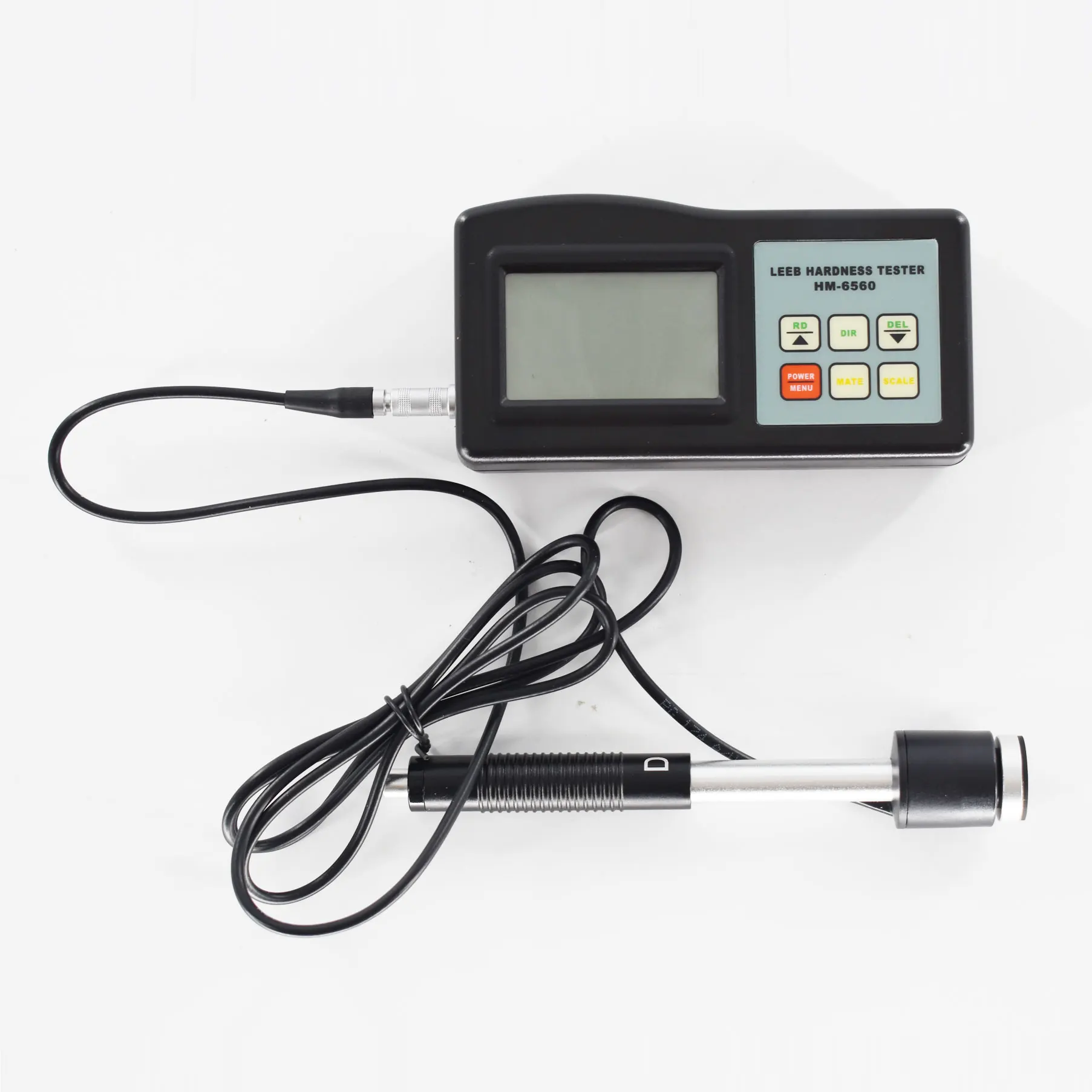 Probador de dureza Leeb portátil, HM-6560, rango de medición de durómetro de metales 200 ~ 900 HLD