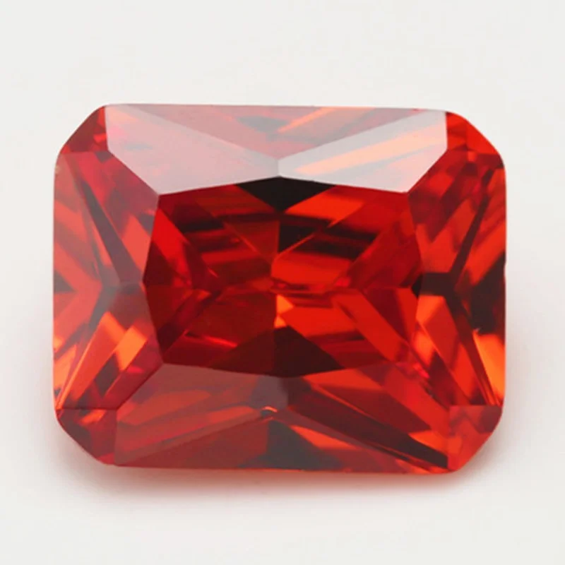 Chaqueta Natural 9,80 Cts de 10x12mm, Gema rectangular con corte de Esmeralda, VVS de Sudáfrica