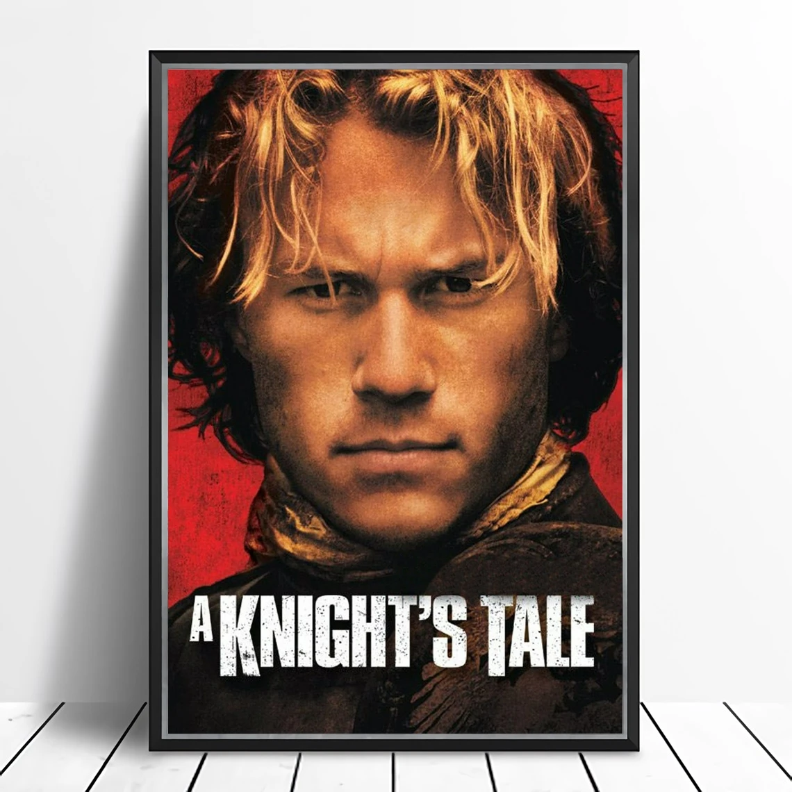 A Knight's Tale (2001) Poster British-American medieval adventure comedy film Decor Heath Ledger Mark Addy Rufus Sewell Art Gift