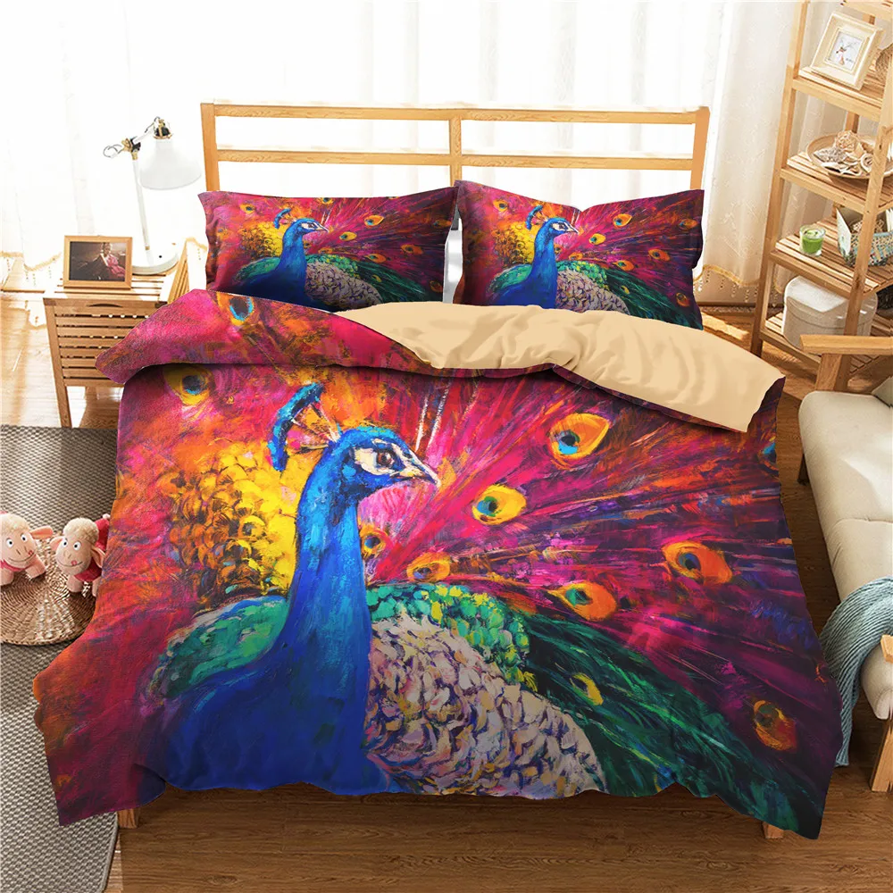 Luxury 3D Animal Duvet Cover Set Cartoon Bedding Set for Adults Twin Full Queen King Comforter Set Bed Set Dropshipping 3PCS