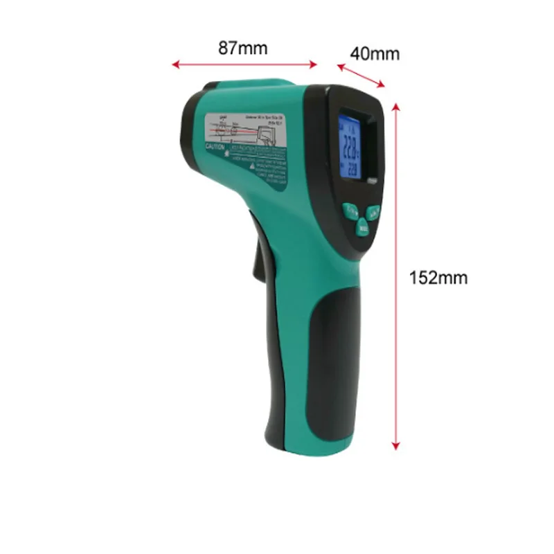 Alta precisão não contrato-50-380 graus digital lcd termômetro infravermelho handheld bebê adulto medidor de temperatura infravermelho arma