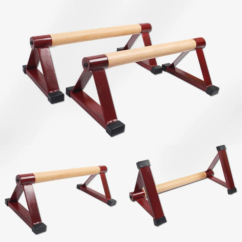 Portable Fitness Push Up Stand H-shaped Wooden Chest Push-ups Board Equipment Home Bodybuilding Exercise Handstand Parallel Bars