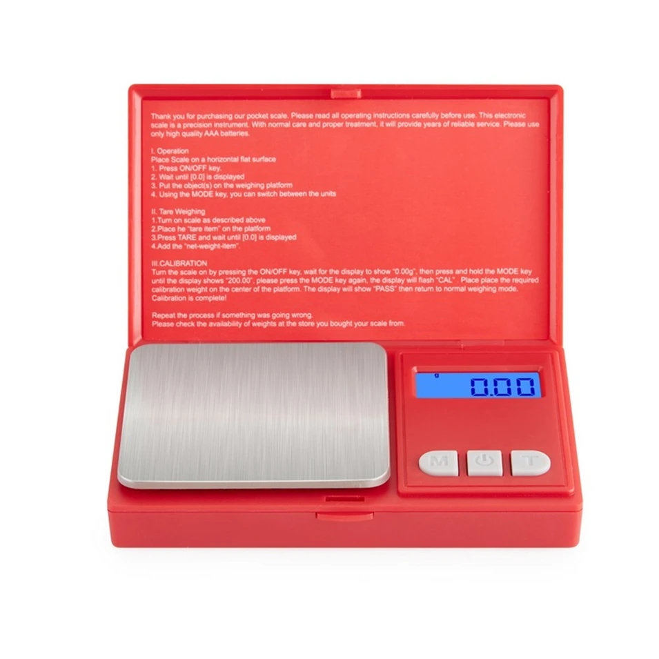 Jewelry Mini Stainless Steel Electronic Scale Digital Pocket Scale Gold Gram Balance Weight Scale Portable Pocket Scale