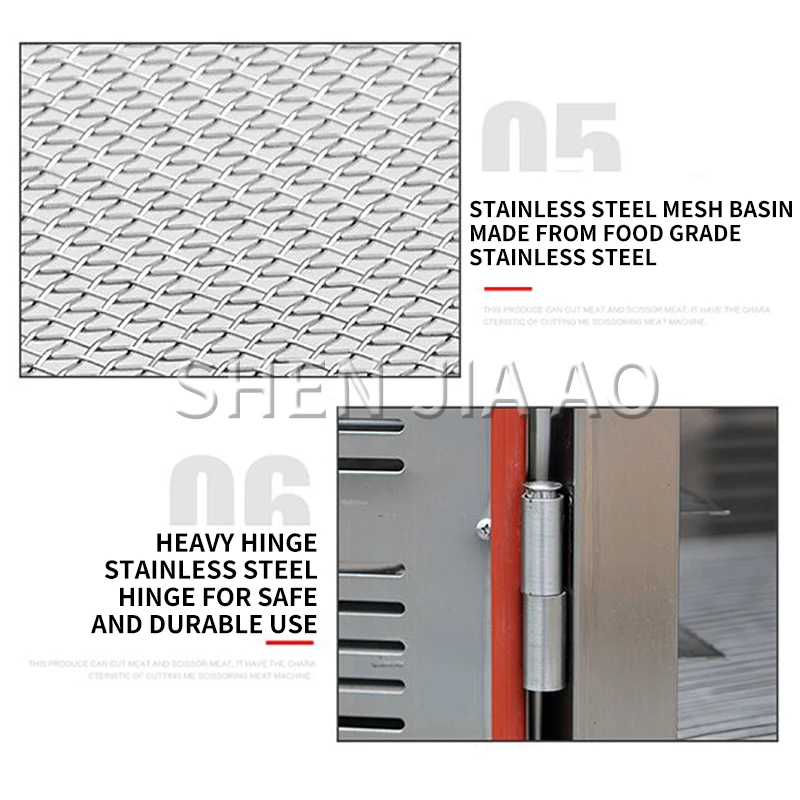 Handels üblicher 40-lagiger Dörr apparat 220V Edelstahl Gemüse Obst trockner Wurst Fleisch Tee Pfeffer Trockner