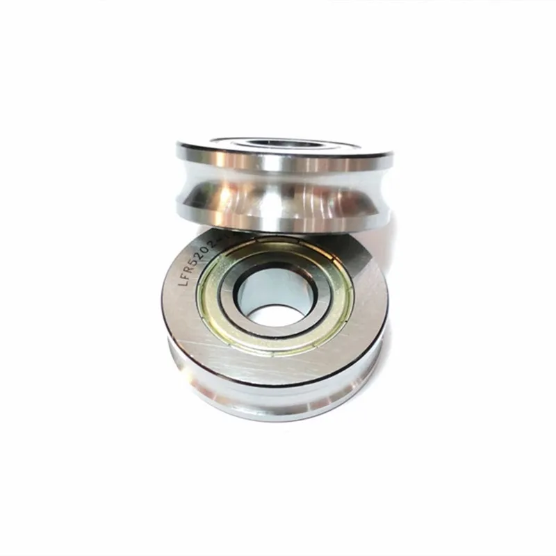 10 Stück U-Nut-Schienenrollenlager LFR50/5-4 -6 LFR50/8 LFR5200-8 LFR5201-10 -12-14-20 LFR5202-12 LFR5301-10-20 5302-10 NPP KDD – Detail 1