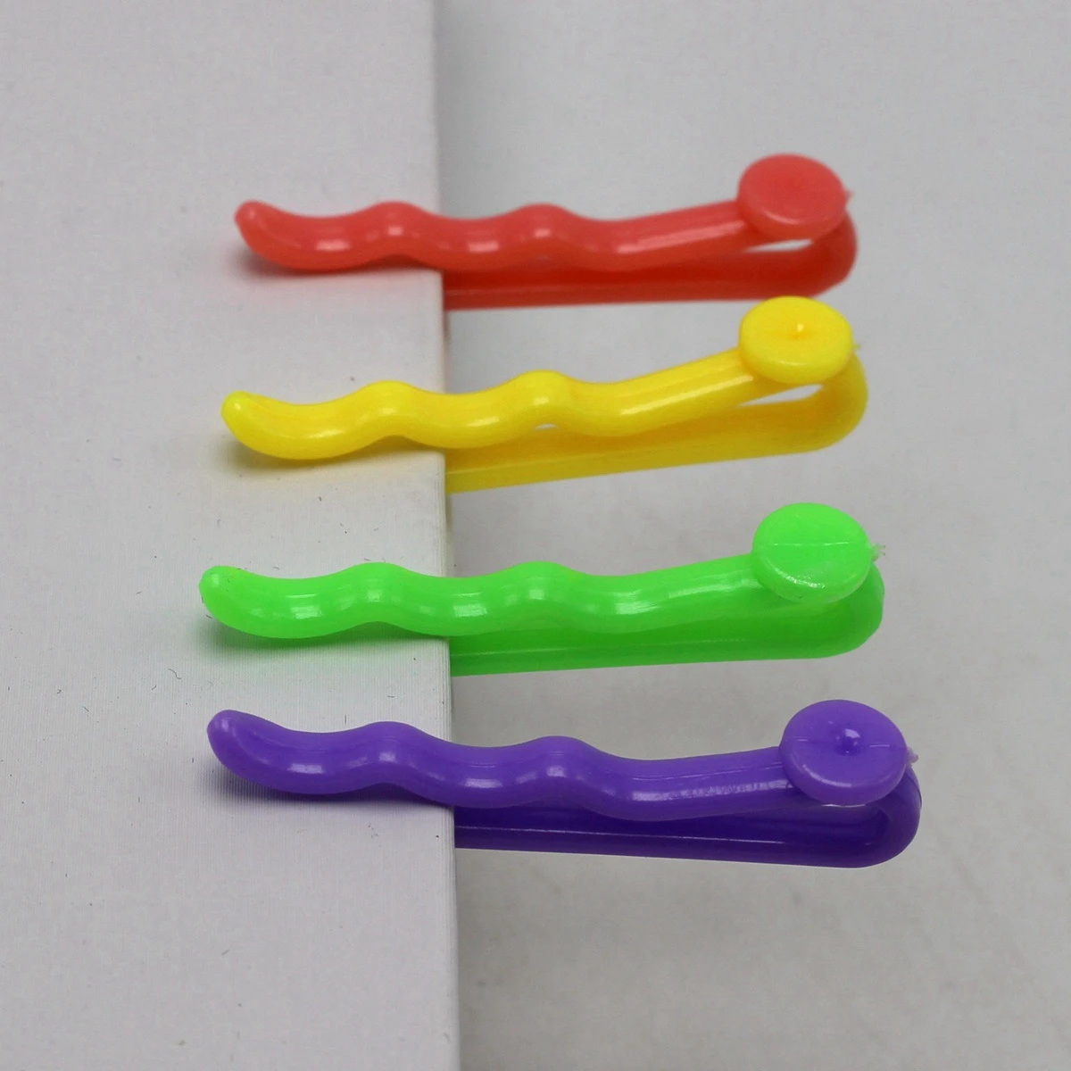 50 mieszanych kolorów plastikowa wsuwka spinka do włosów klip 45mm z podkładką — zdjęcie 6