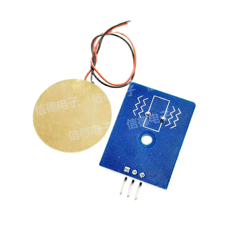 Analog Piezoelectric Ceramic Vibration Sensor  Piezo Electronic Building Blocks  Single Chip Modules  Capacitors