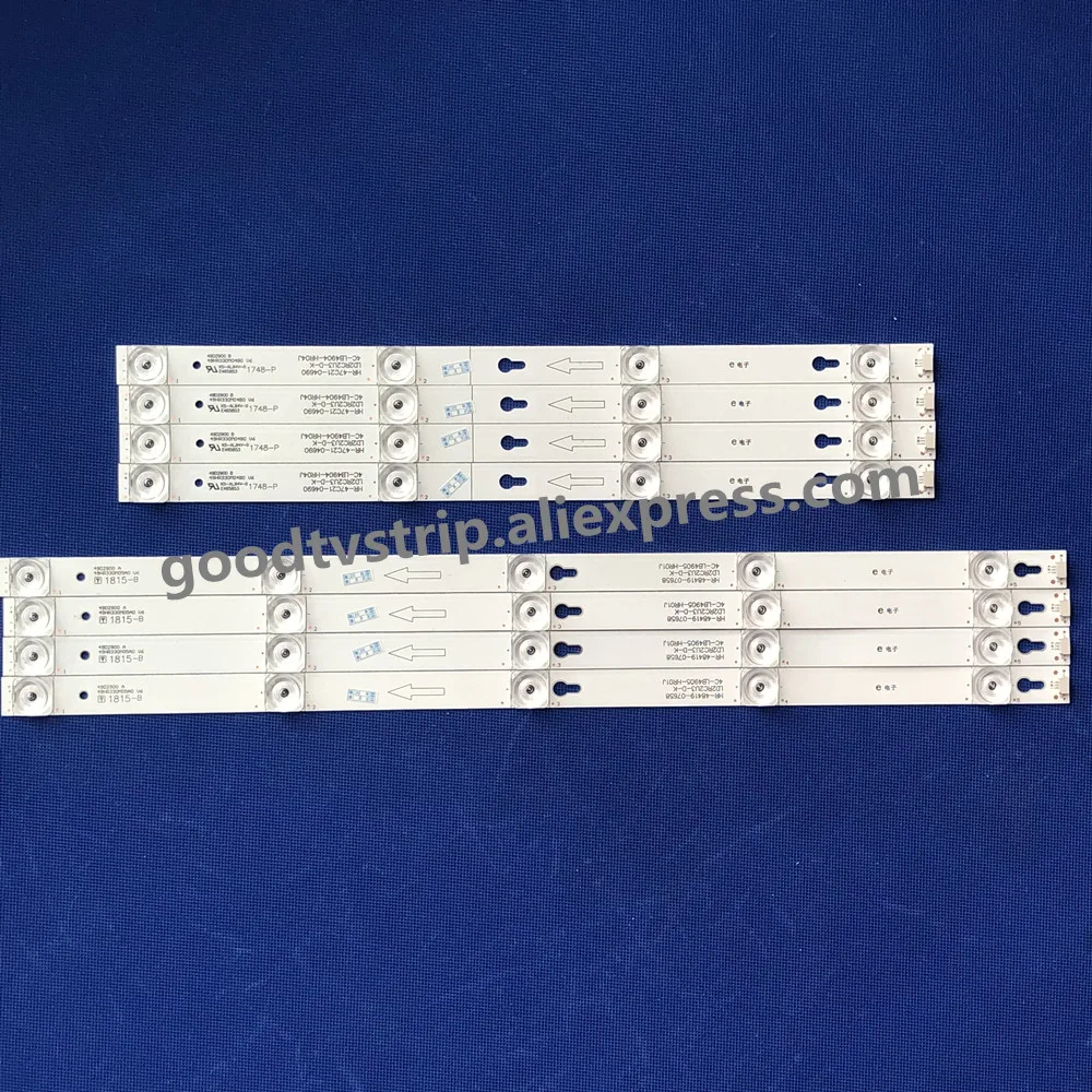 LED Strip for U49P6006 U49P6016 U49P6046 D49A620U D49A630U LE49D8600 L49P1A-F 49P4 49M1AU Y49G33  TOT_49_D2900_4X4+4X5_3030C