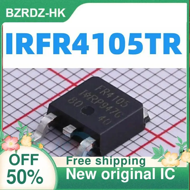 20PCS IRFR4105TRPBF IRFR4105 FR4105  27A/55V TO-252 New original IC