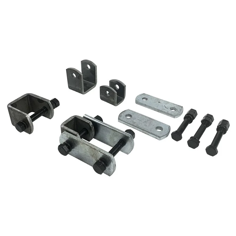 EgoTrailer Trailer 50mm Hanger Front Rear double Eye Slipper Bolt Nut Kit Leaf Spring Caravan