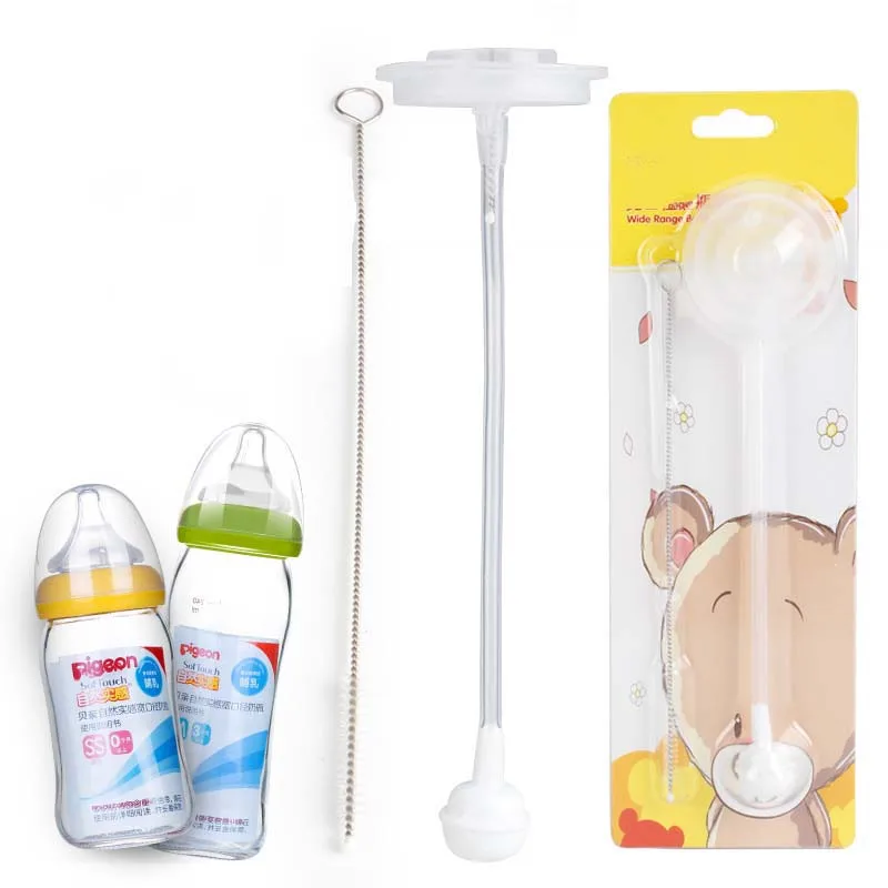 4Pcs/Set Baby Accessories Dedicated Straw Wide-mouth Bottle Accessories Wide Mouth PPSU Straw Brush Combination