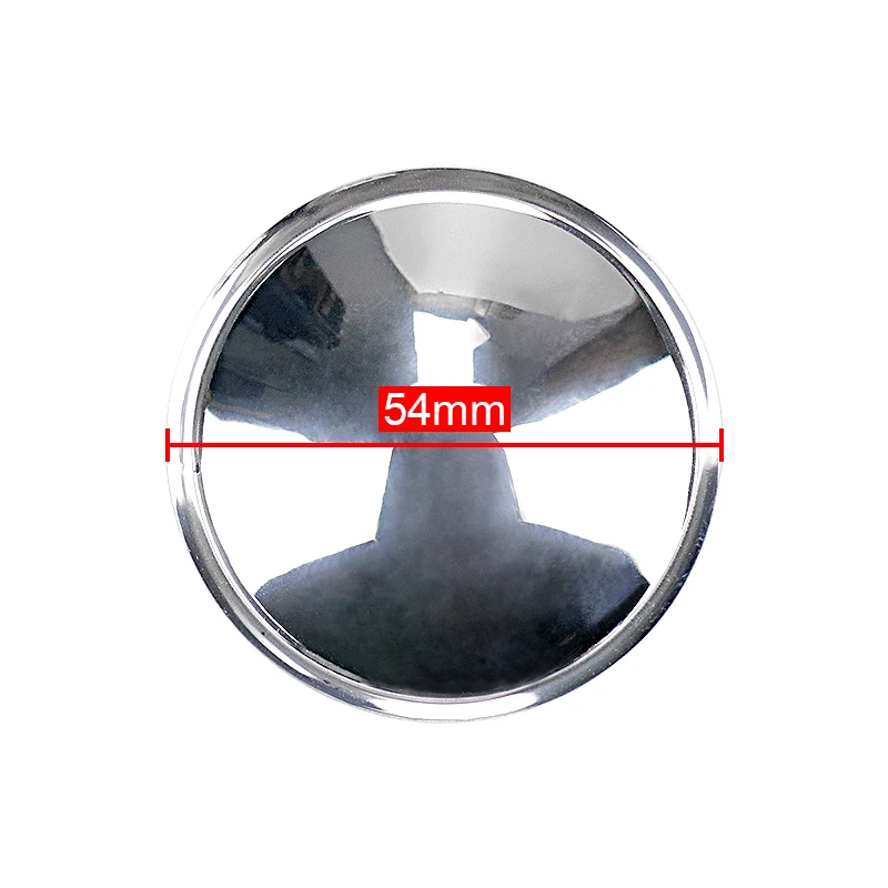 GHXAMP Speaker Dust Cap 54mm Bright-Silver Woofer Speaker Dust Cover Plastic Repair Audio Loudspeaker Accessories Diy 2pcs