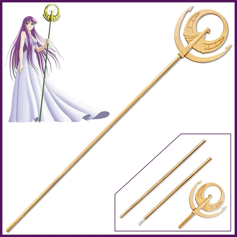 

Anime Saint Seiya Omega Athena Staff Cosplay Props Weapon Halloween Carnival Fancy Party Cosplay Props Toys Birthday Gifts 180cm