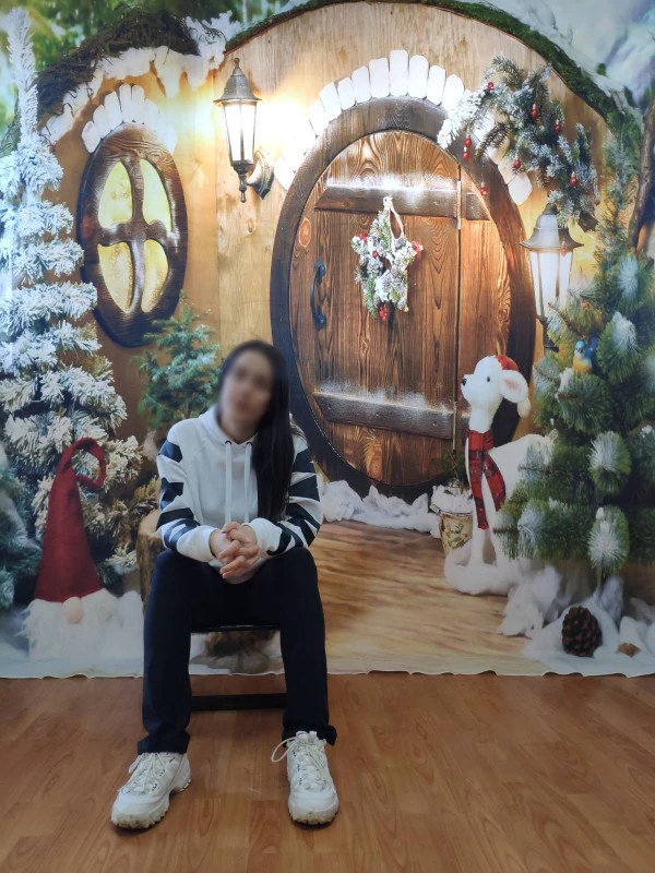 Capisco Winter Photography Backdrops Christmas Tree Deer Gift Lantern Kids Gift Pine Backgrounds Photocall For Photo Studio