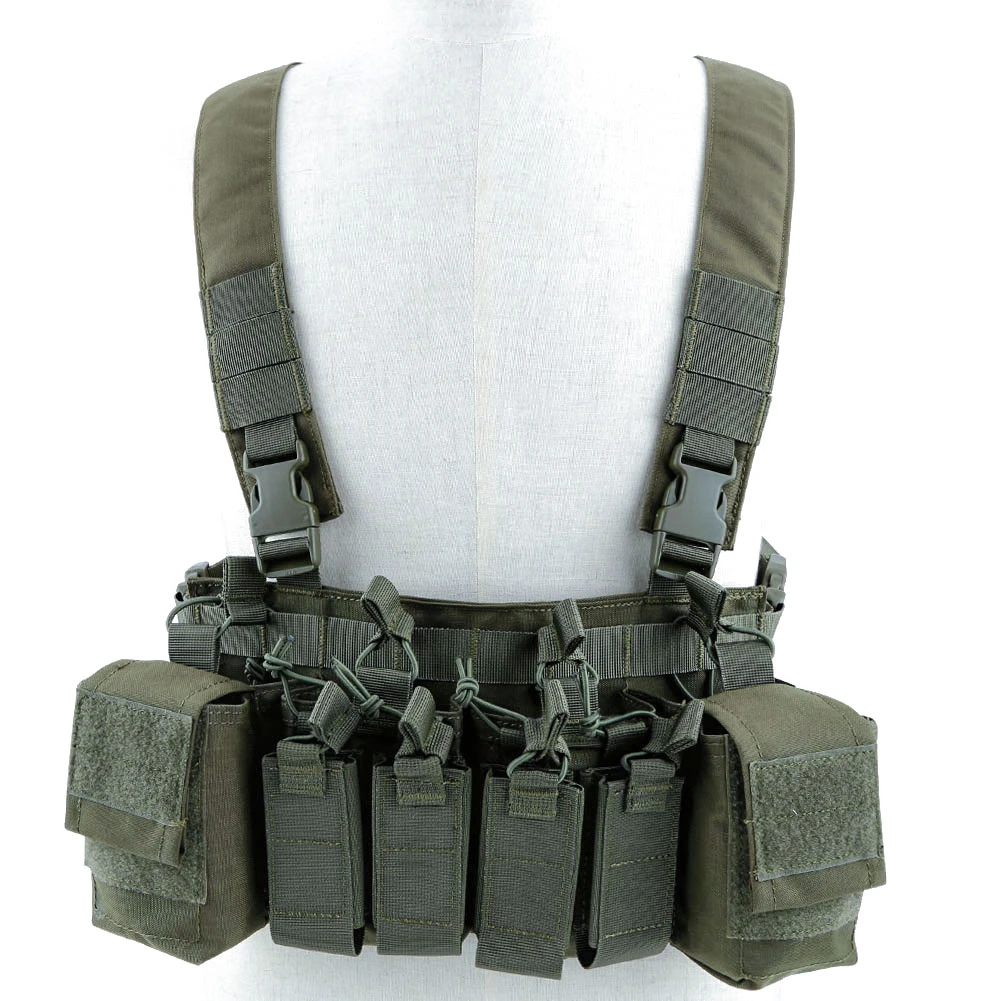 Chest Rig X Tactical Vest Armor  Plate Carrier Harness Hunting  Pouch Lightweight 7.62 5.45 Nylon Pistol MAG