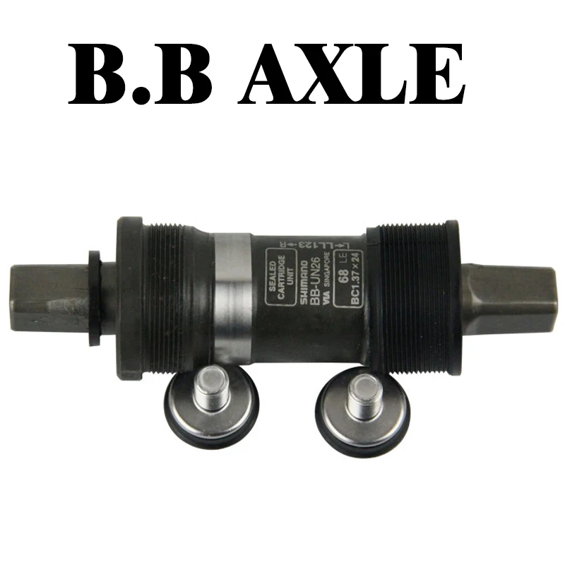 BB-UN26 B.B AXLE Hole Axis 113mm 118mm 123mm Bottom Bracket Mountain Bike Axle Bicycle Chainwheel Accessories