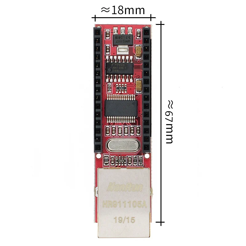 1pcs Mini ENC28J60 Ethernet Shield/Ethernet Shield For Nano SPI interface LAN network module Ethernet module