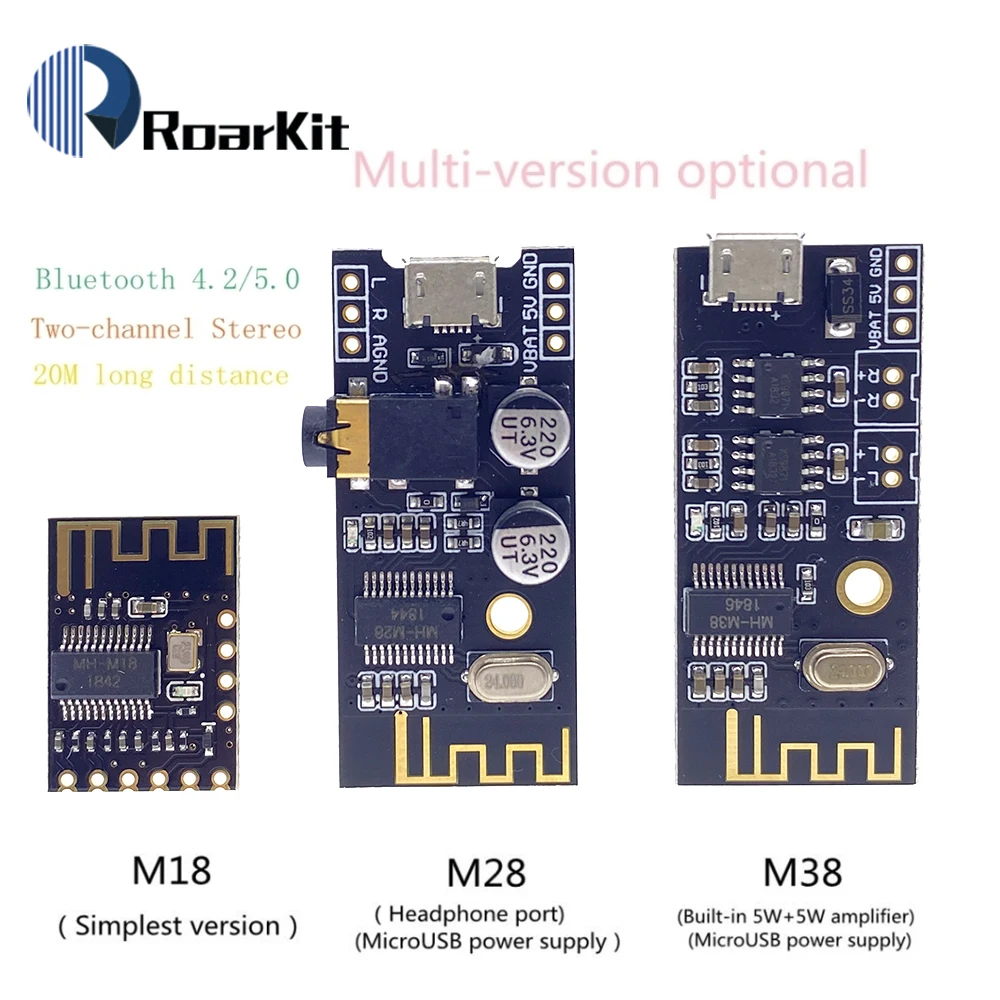 TYPE-C MH-MX8 M18 M28 M38 MP3 Decoder Board Bluetooth 4.2 5.0 Audio Verlustfreie Stereo Refit Lautsprecher Hohe Fidelity HIFI